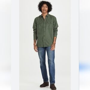 Outdoor‎ Life LEVI'S  Green Casual Button Down Shirt Men's Size S Comfort Casual